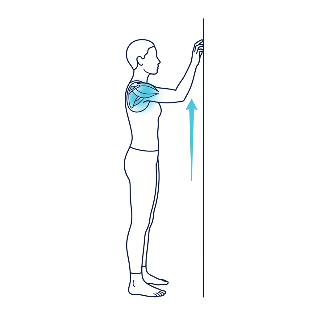 Wall Walk (Finger Ladder) diagram