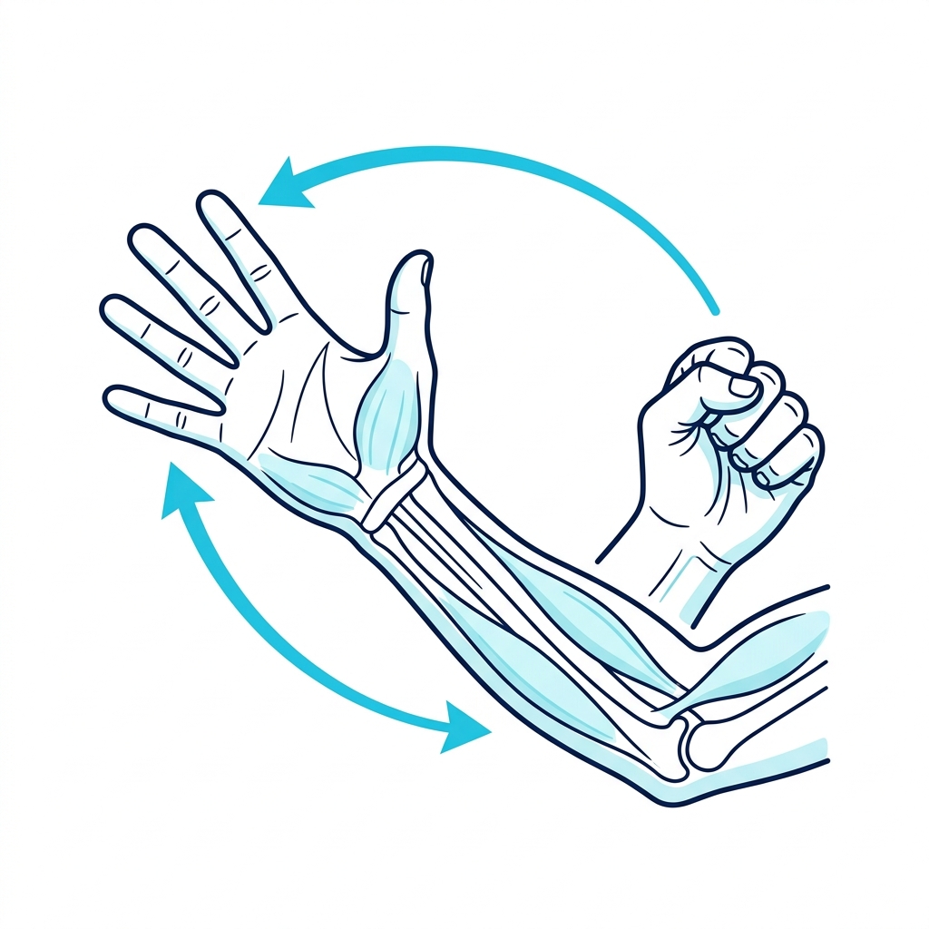 Hand and Finger Pumping Motion