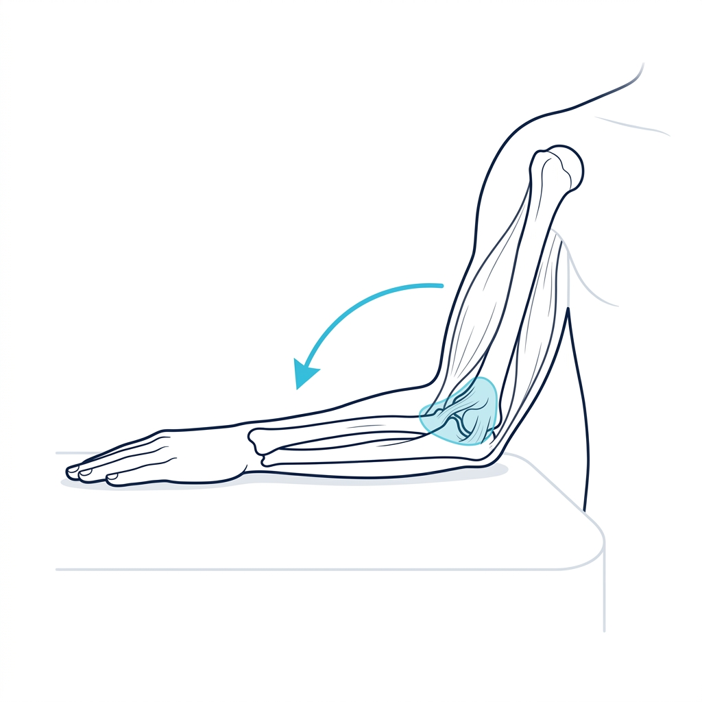 Static Progressive Elbow Extension Stretch